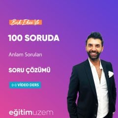 2024 KPSS GYGK Berk Ekici İle 100 Soruda Anlam Soruları  Soru Çözümü Video Ders
