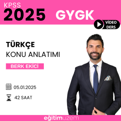 2025 KPSS GYGK- Türkçe Konu Anlatımı Video Ders