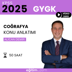 2025 KPSS GYGK- Coğrafya Konu Anlatımı Video Ders