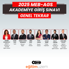 2025 MEB - AGS GENEL TEKRAR VİDEO DERS