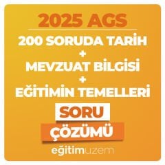 2025 - 200 SORUDA TARİH + MEVZUAT BİLGİSİ SORU ÇÖZÜMÜ + EĞİTİMİN TEMELLERİ SORU ÇÖZÜMÜ