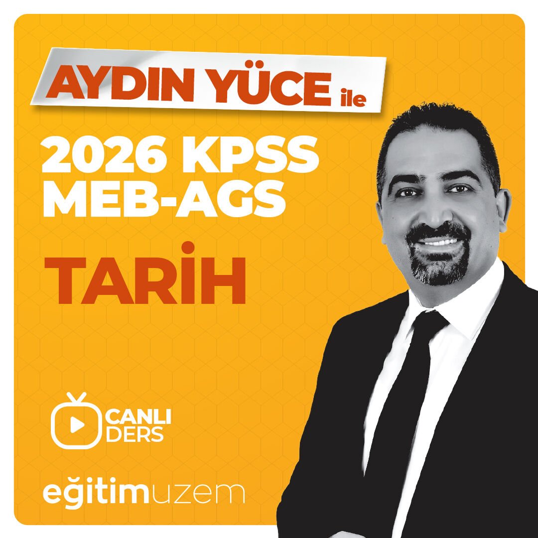 2026 KPSS - MEB AGS TARİH CANLI DERS