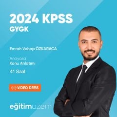 2024 GYGK - Vatandaşlık Konu Anlatımı  Video Ders - Emrah Vahap ÖZKARACA