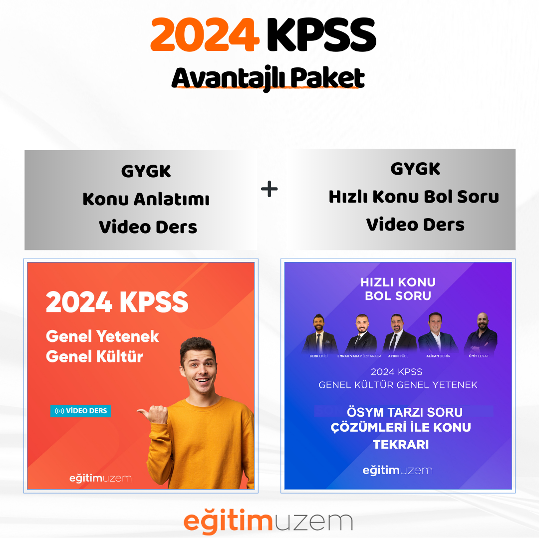 GYGK  Konu Anlatımı Video Ders + GYGK HKBS Video Ders