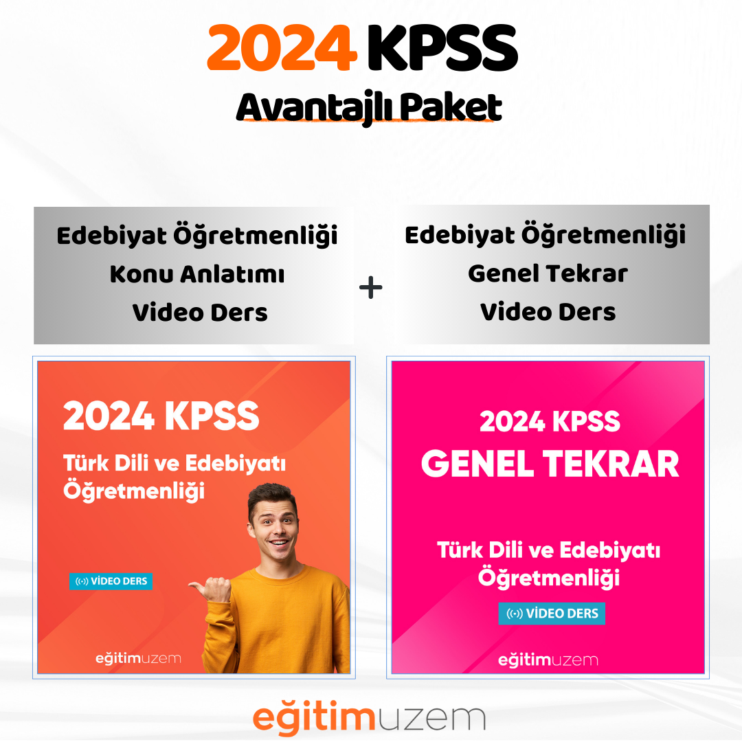 2024 Edebiyat Öğretmenliği Konu Anlatımı + Edebiyat Öğretmenliği  Genel Tekrar Video Ders