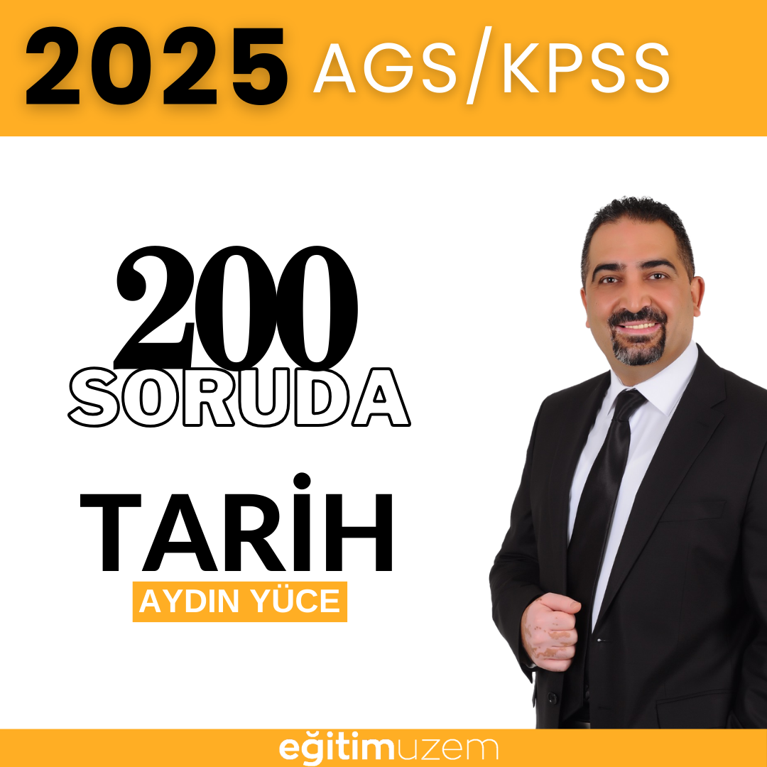 2025 AYDIN YÜCE İLE  200 SORUDA TARİH SORU ÇÖZÜMÜ