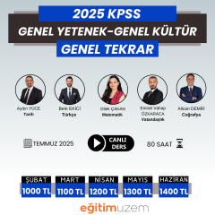 2025 KPSS GYGK GENEL TEKRAR CANLI DERS