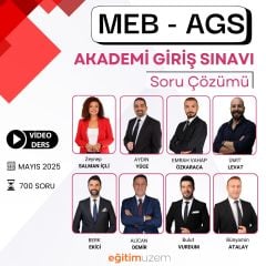 2025 MEB  AGS - SORU ÇÖZÜMÜ   - VİDEO