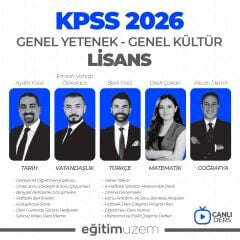 2026 KPSS LİSANS GENEL YETENEK GENEL KÜLTÜR - CANLI DERS