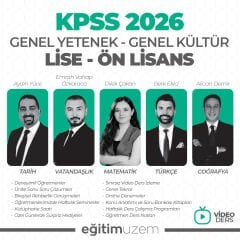 2026 KPSS LİSE / ÖN LİSANS GENEL YETENEK GENEL KÜLTÜR - VİDEO DERS