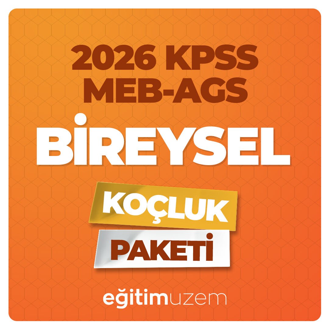 2026 KPSS-MEB AGS BİREYSEL KOÇLUK PAKETİ