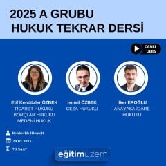 2025 KPSS A GRUBU HUKUK TEKRAR DERSİ