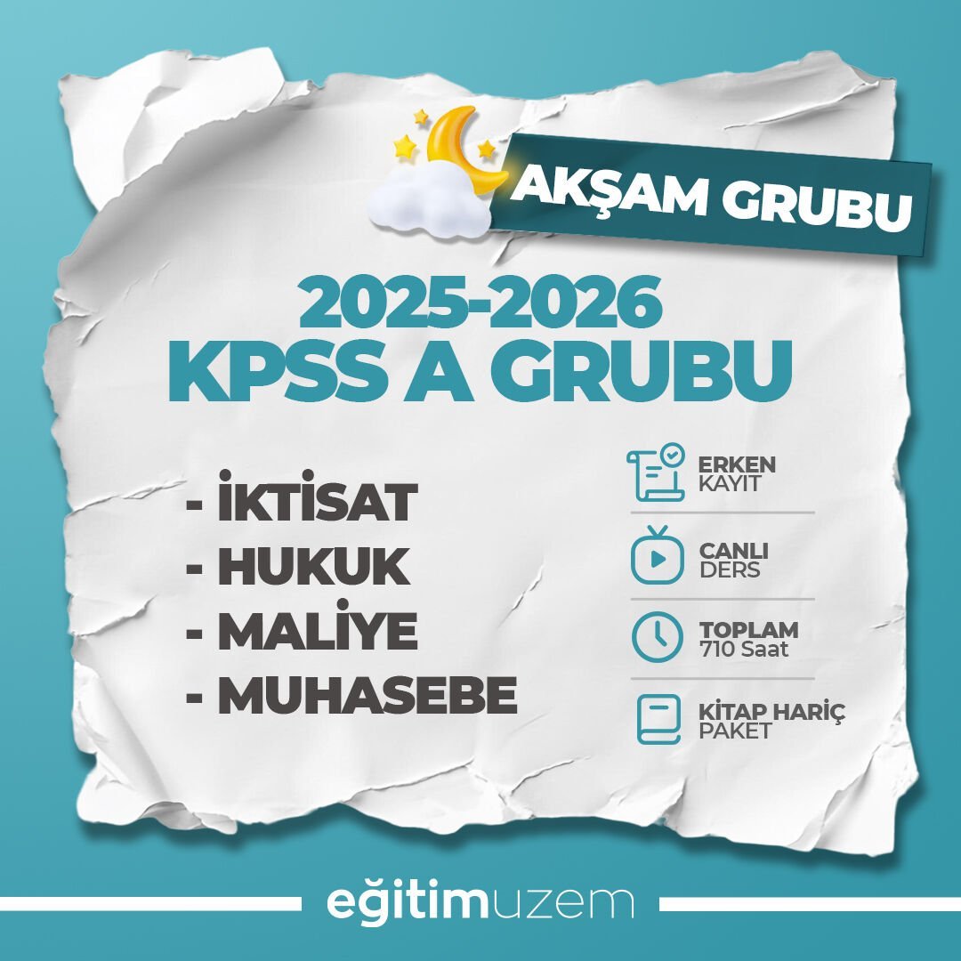 2026 KPSS A GRUBU CANLI DERS  |  AKŞAM GRUBU  |  KİTAP HARİÇ