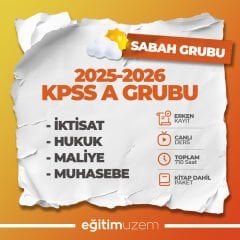 2026 KPSS A GRUBU CANLI DERS  | SABAH GRUBU | KİTAP DAHİL