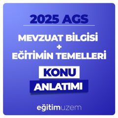 2025 MEVZUAT BİLGİSİ KONU ANLATIMI + EĞİTİMİN TEMELLERİ VE TÜRK MİLLİ EĞİTİM SİSTEMİ KONU ANLATIMI
