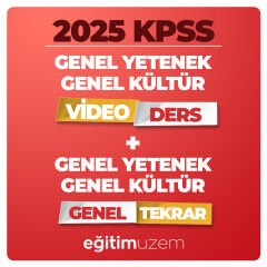 2025 GYGK VİDEO DERS + GYGK GENEL TEKRAR