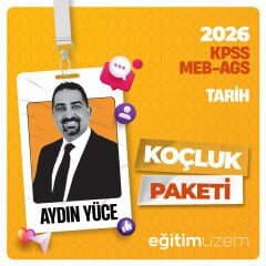 2026 TARİH DERSİ  AYLIK KOÇLUK PAKETİ (KONTENJANLARIMIZ DOLMUŞTUR)