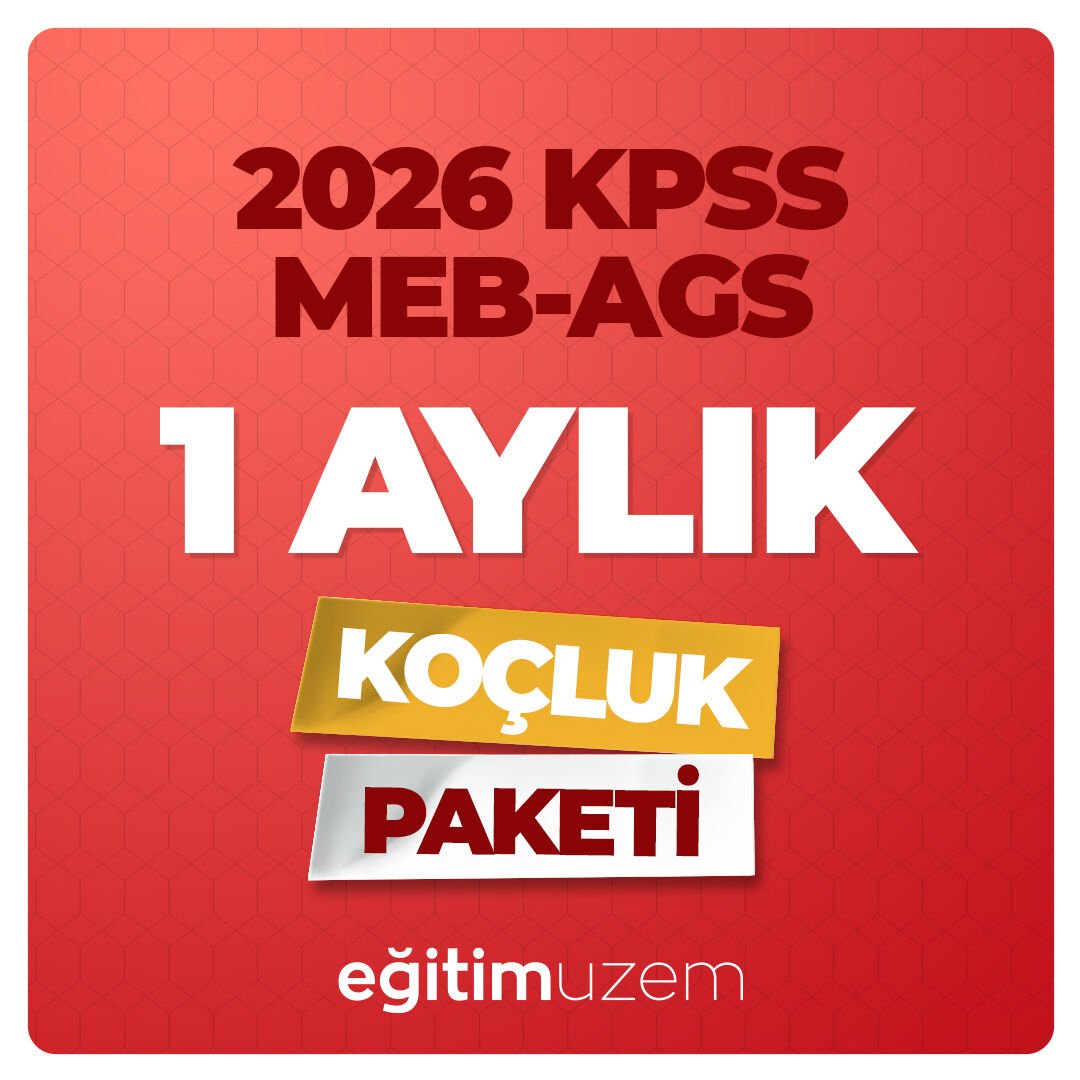2026 KPSS  -  MEB AGS  AYLIK KOÇLUK PAKETİ