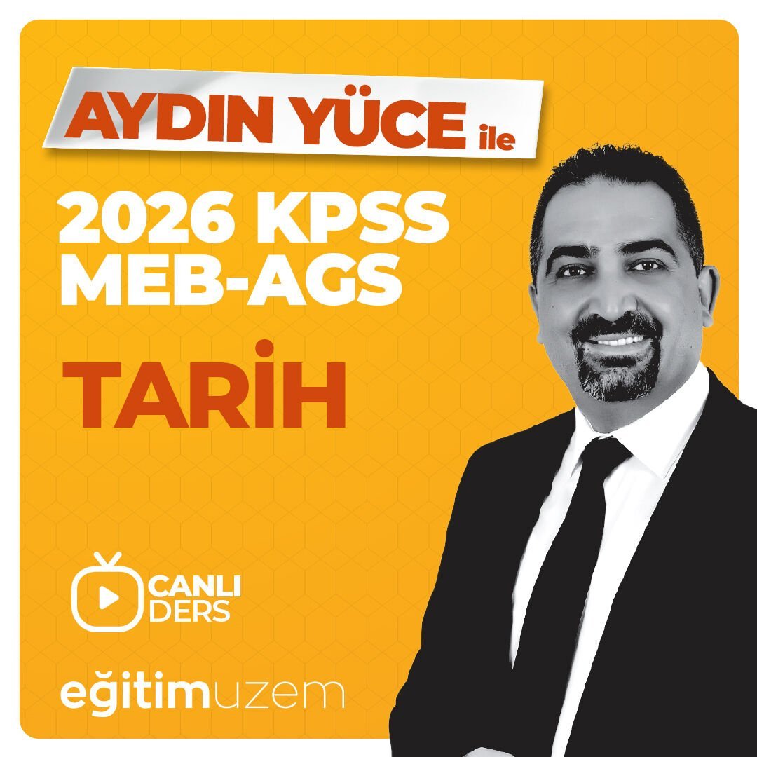 2026 KPSS - MEB AGS TARİH CANLI DERS