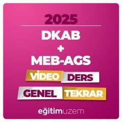 2025 MEB AGS VİDEO DERS + DKAB ÖĞRETMENLİĞİ VİDEO DERS + DKAB ÖĞRETMENLİĞİ GENEL TEKRAR