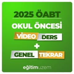 2025 OKUL ÖNCESİ ÖĞRETMENLİĞİ VİDEO DERS + OKUL ÖNCESİ ÖĞRETMENLİĞİ GENEL TEKRAR