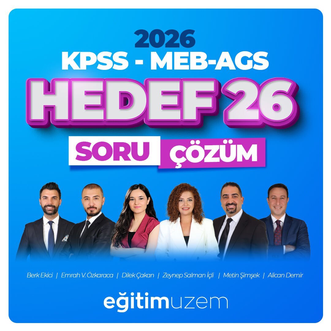 HEDEF 26 CANLI SORU ÇÖZÜM PAKETİ