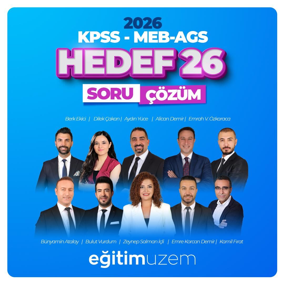 HEDEF 26 CANLI SORU ÇÖZÜM PAKETİ
