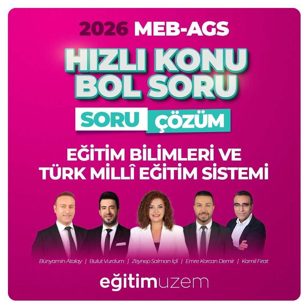 2026 EĞİTİM BİLİMLERİ VE TÜRK MİLLİ EĞİTİM SİSTEMİ HKBS VİDEO SORU ÇÖZÜM