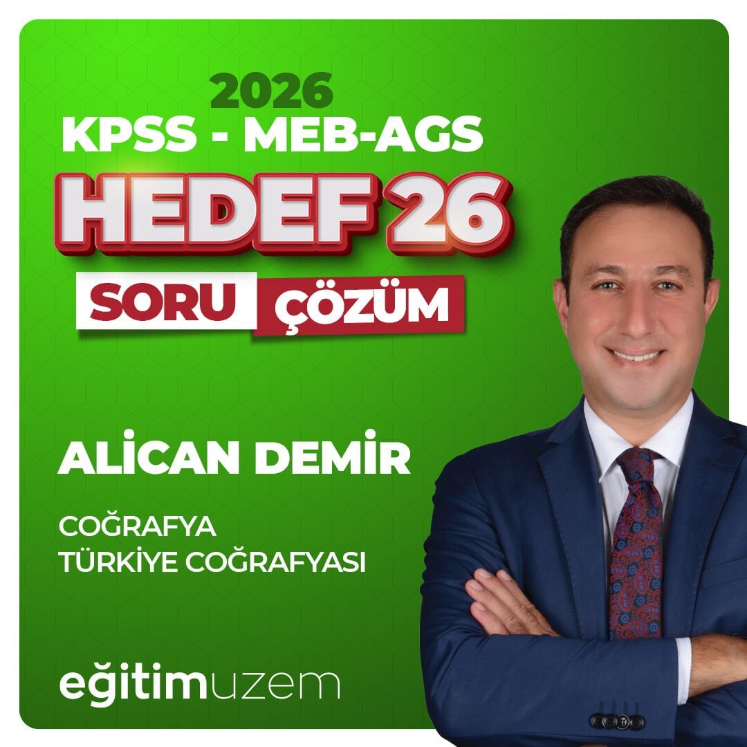 HEDEF 26  COĞRAFYA VİDEO SORU ÇÖZÜM PAKETİ