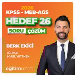 HEDEF 26  TÜRKÇE CANLI SORU ÇÖZÜM PAKETİ