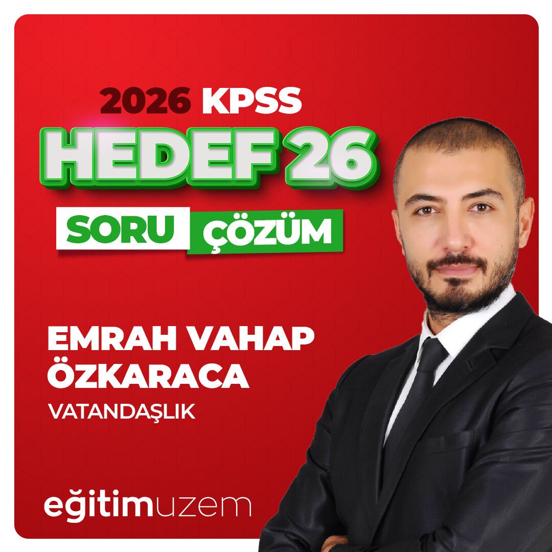 HEDEF 26  VATANDAŞLIK VİDEO SORU ÇÖZÜM PAKETİ