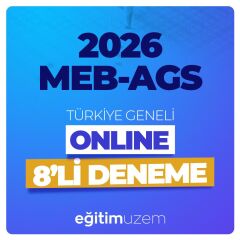 2026 MEB AGS TÜRKİYE GENELİ 8'Lİ ONLİNE DENEME