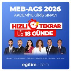 2026 18 GÜNDE MEB AGS HIZLI TEKRAR CANLI DERS
