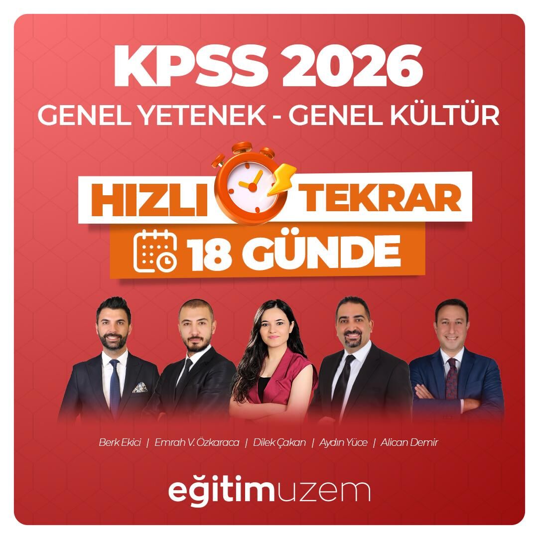 2026 18 GÜNDE KPSS HIZLI TEKRAR CANLI DERS