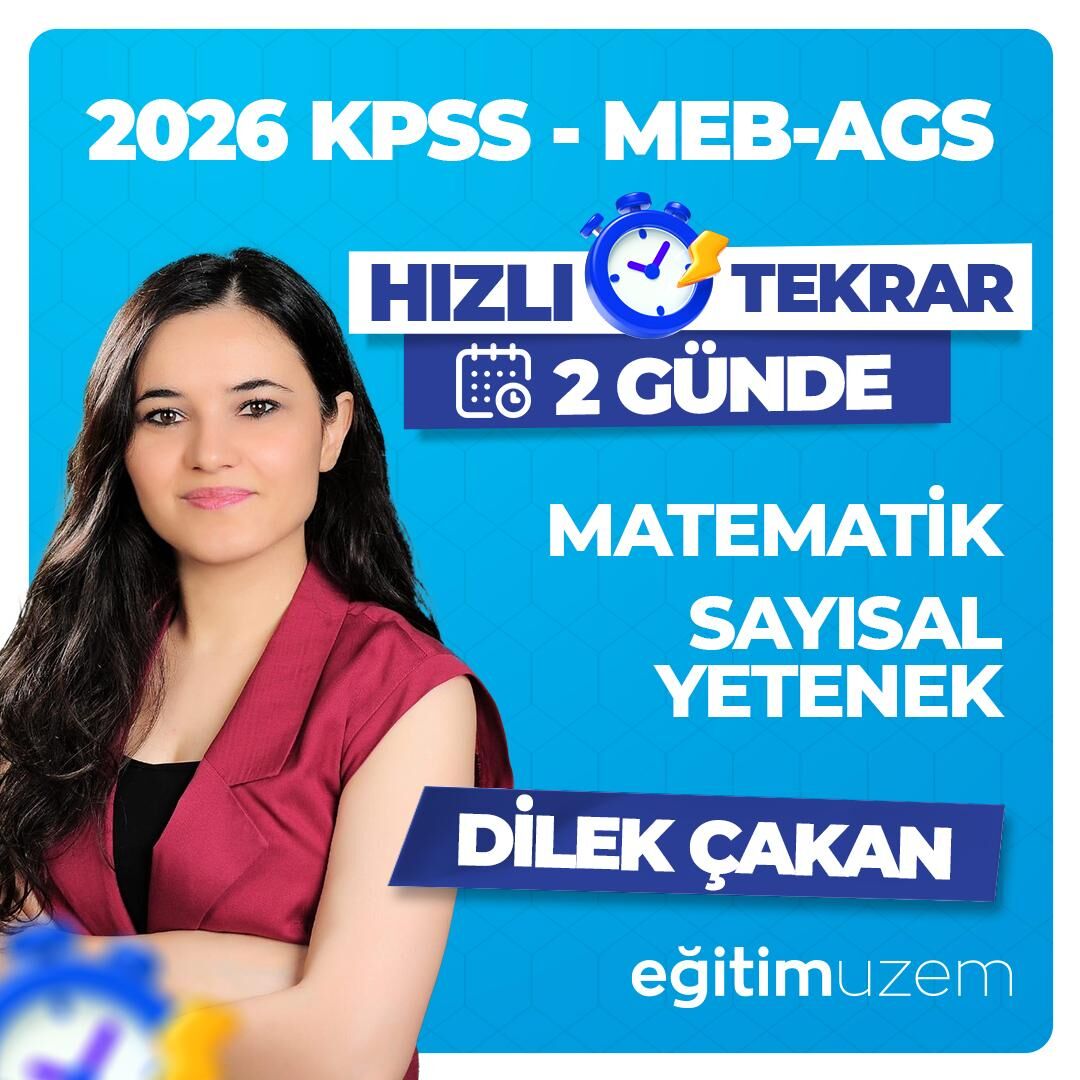 2026 2 GÜNDE MATEMATİK-SAYISAL YETENEK HIZLI TEKRAR CANLI DERS