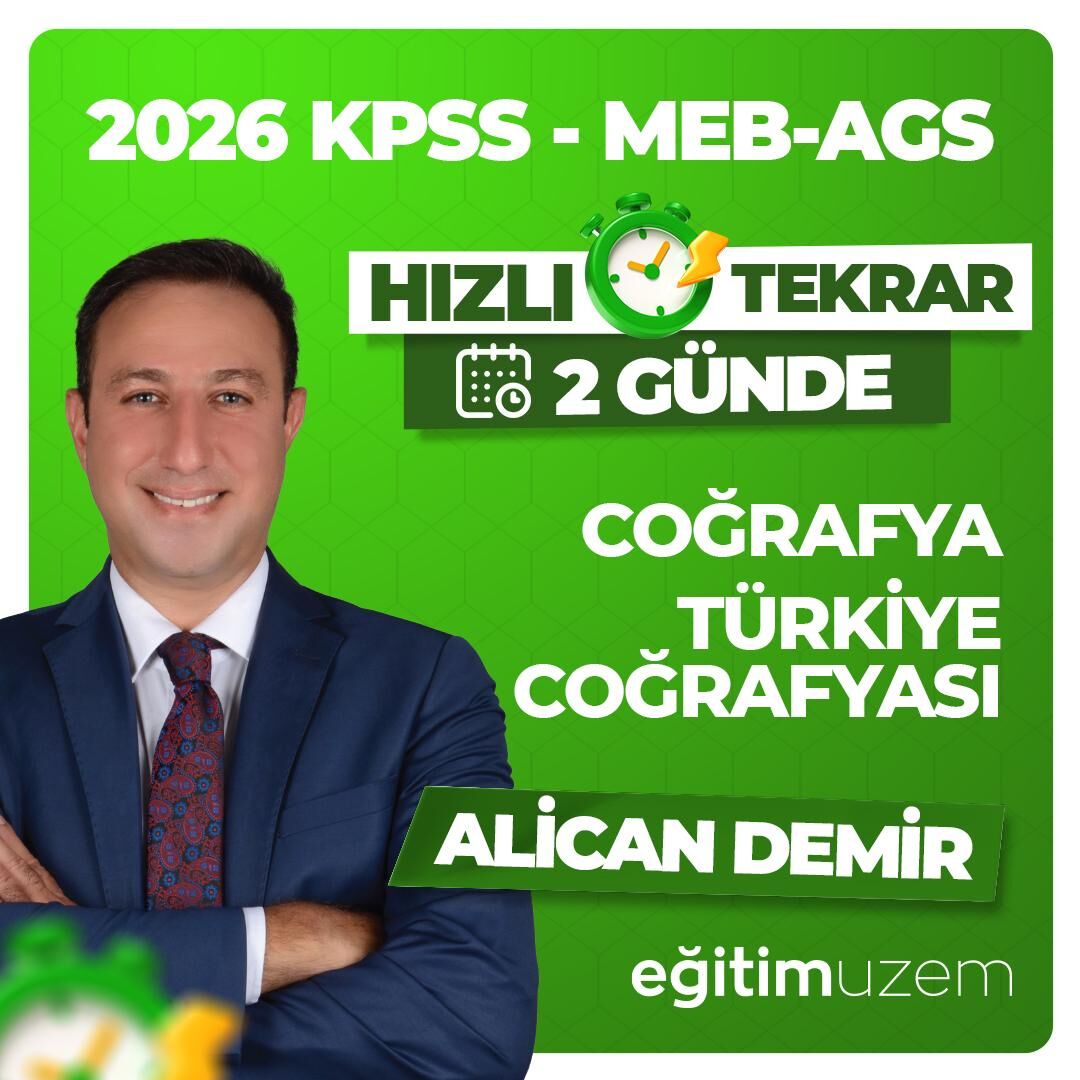 2026 2 GÜNDE COĞRAFYA YETENEK HIZLI TEKRAR CANLI DERS