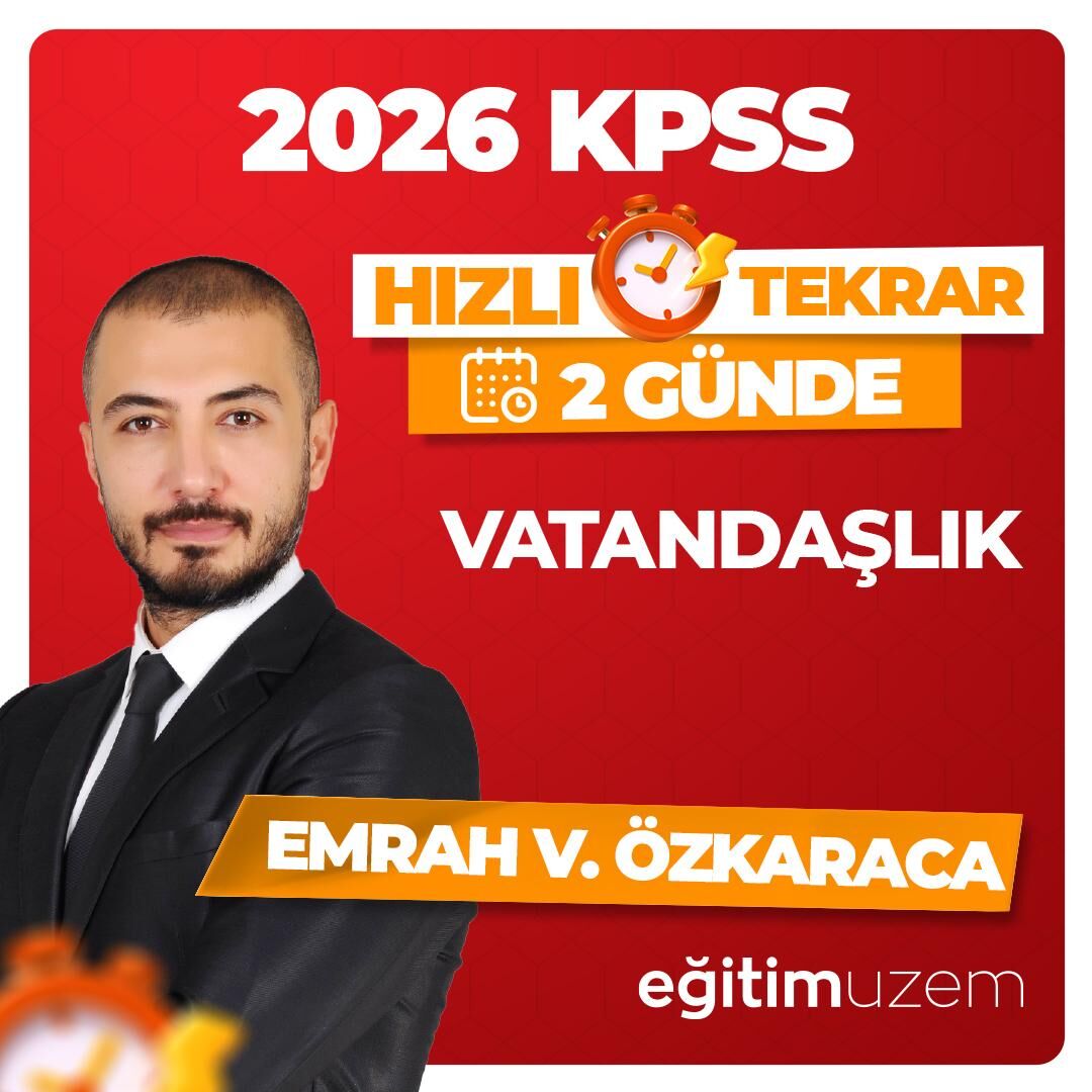 2026 2 GÜNDE VATANDAŞLIK  HIZLI TEKRAR CANLI DERS