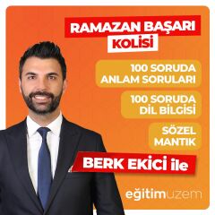 RAMAZAN BAŞARI KOLİSİ - 2024 100 SORUDA ANLAM+100 SORUDA DİL BİLGİSİ+100 SORUDA SÖZEL MANTIK