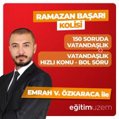 RAMAZAN BAŞARI KOLİSİ - 2024 150 SORUDA  VATANDAŞLIK + VATANDAŞLIK HIZLI KONU BOL SORU