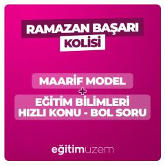 RAMAZAN BAŞARI KOLİSİ - 2025 MAARİF MODELİ KAMPI+2024 EĞİTİM BİLİMLERİ HIZLI KONU BOL SORU