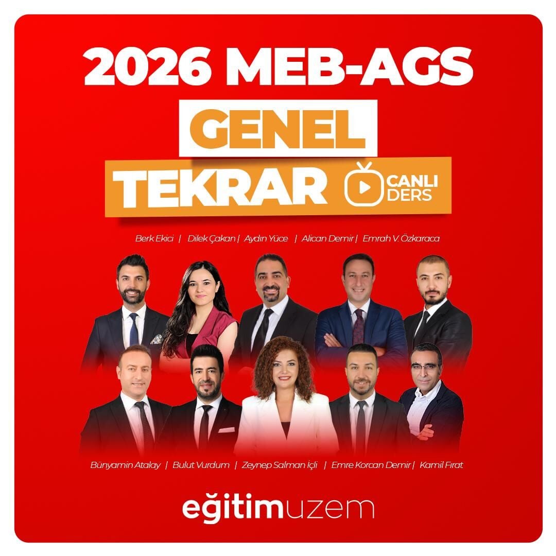 2026 MEB-AGS GENEL TEKRAR VİDEO DERS