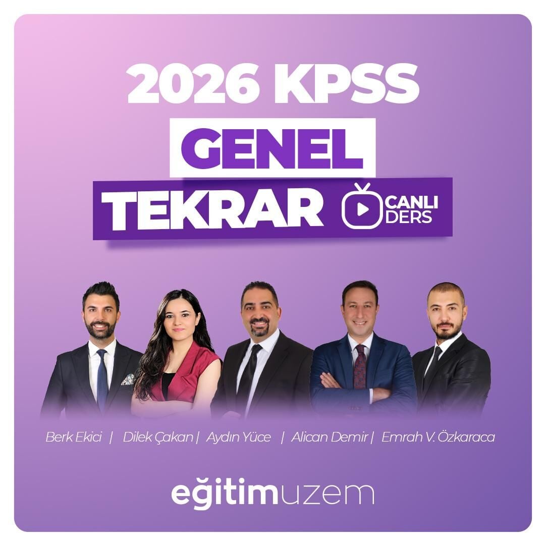 2026 KPSS GYGK- GENEL TEKRAR VİDEO DERS
