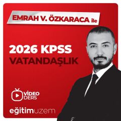 2026 KPSS VATANDAŞLIK VİDEO DERS