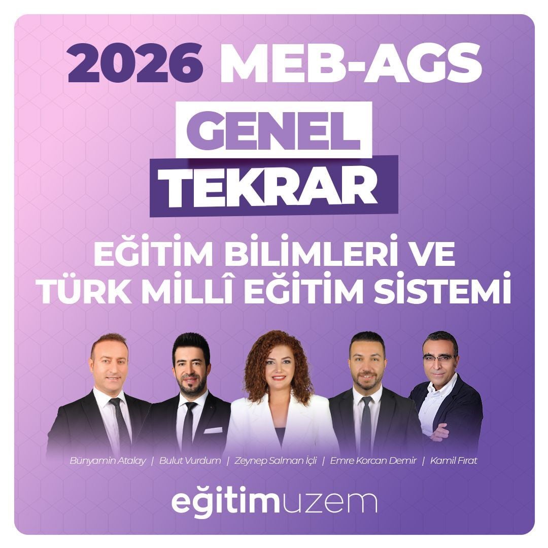2026 MEB-AGS EĞİTİM BİLİMLERİ VE TÜRK MİLLİ EĞİTİM SİSTEMİ GENEL TEKRAR VİDEO DERS