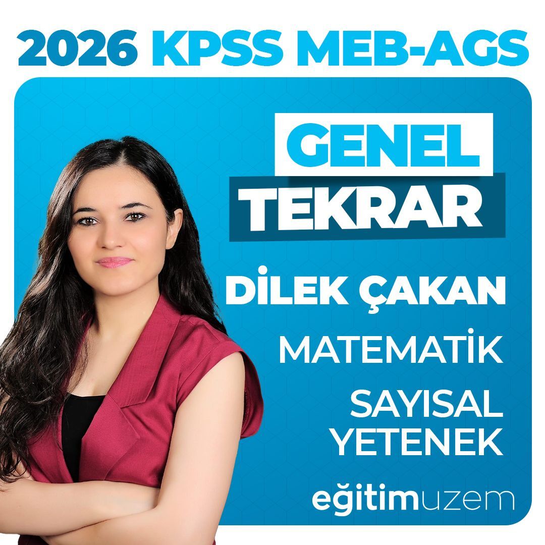 2026 KPSS GYGK MEB-AGS MATEMATİK GENEL TEKRAR VİDEO DERS