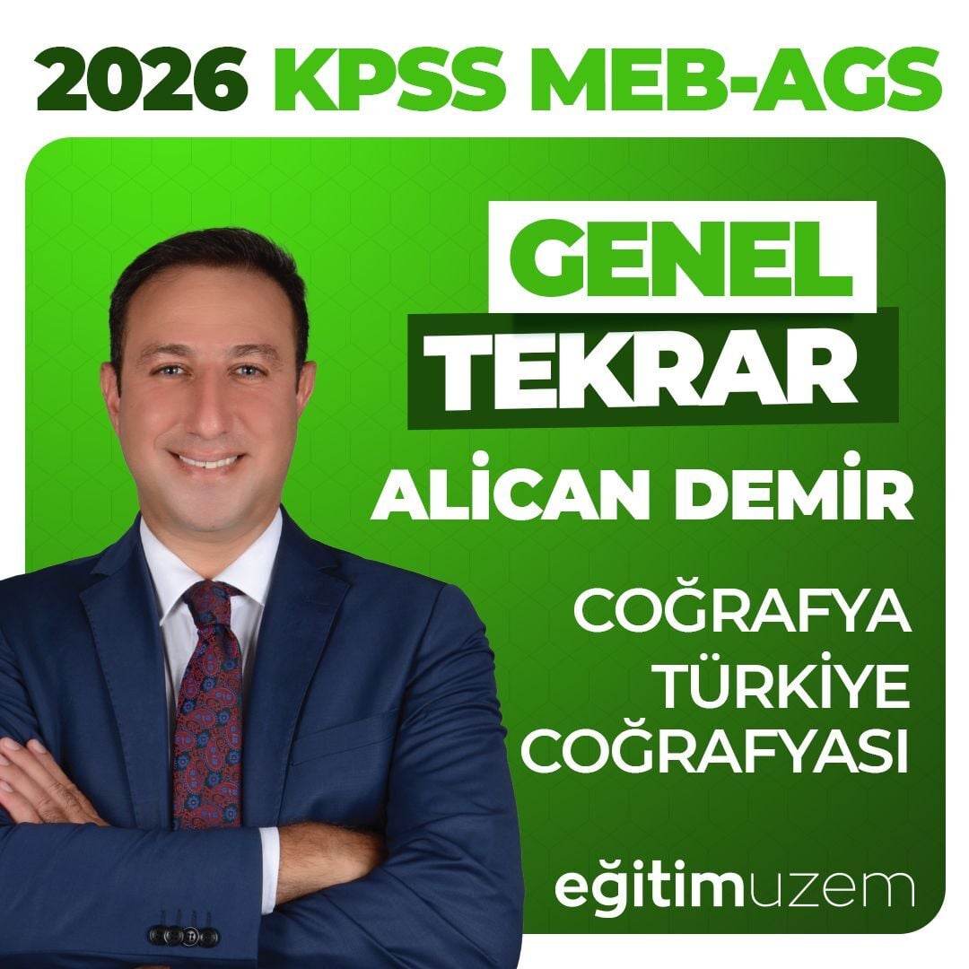 2026 KPSS GYGK MEB-AGS COĞRAFYA GENEL TEKRAR VİDEO DERS