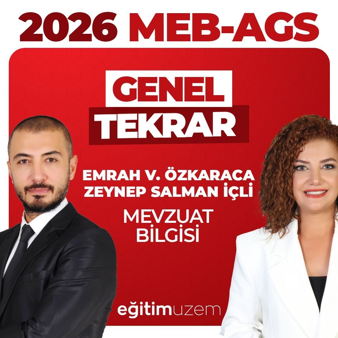 2026 MEB-AGS MEVZUAT BİLGİSİ GENEL TEKRAR VİDEO DERS