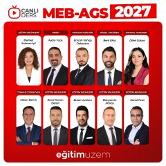 2027 MEB AKADEMİ GİRİŞ SINAVI - AGS - CANLI DERS