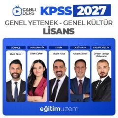 2027 KPSS LİSANS GENEL YETENEK GENEL KÜLTÜR - CANLI DERS