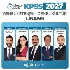 2027 KPSS LİSANS GENEL YETENEK GENEL KÜLTÜR - VİDEO DERS